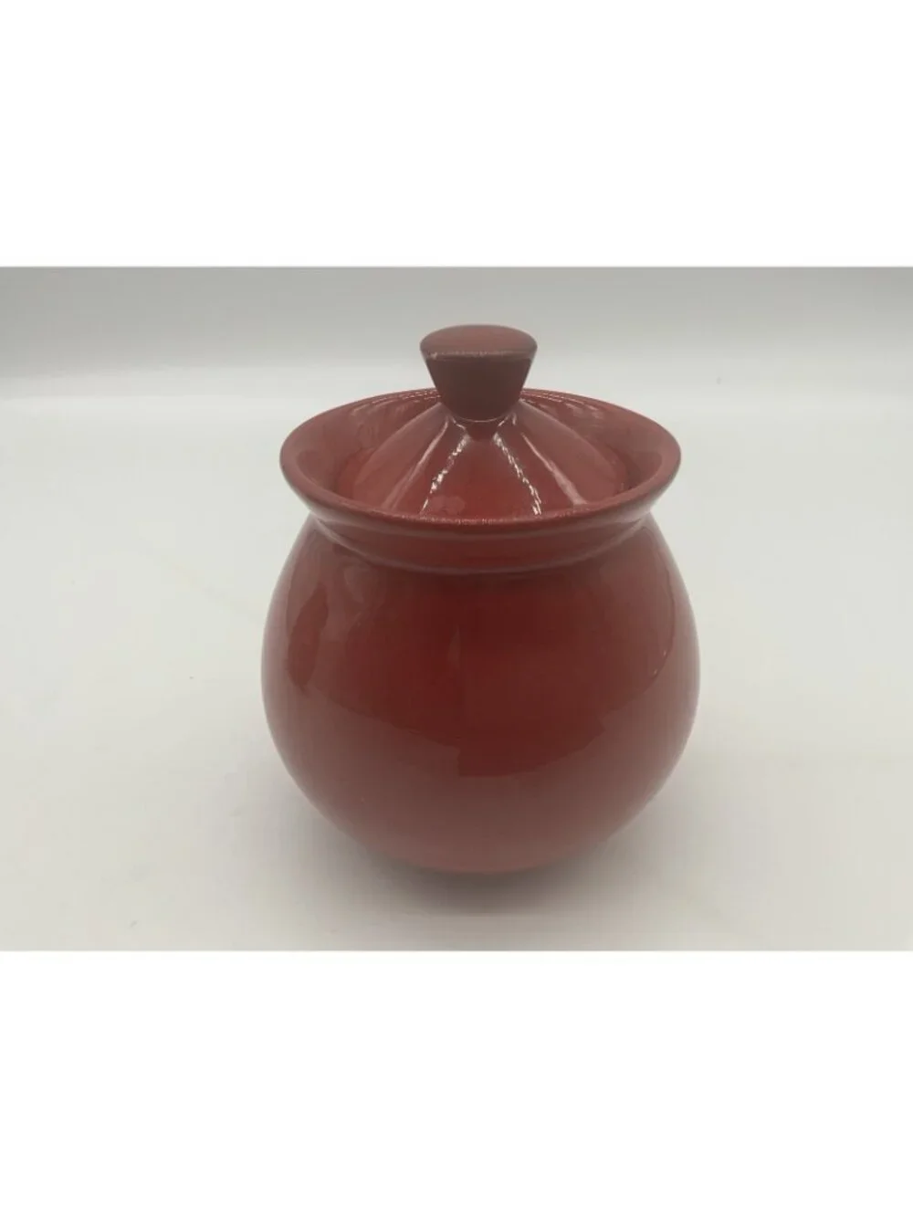 Waechtersbach Vintage Red Ceramic Creamer and Sugar Bowl Set in Cherry Red VTG